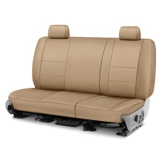 Coverking® - Premium Leatherette 1st Row Cashmere Custom Seat Covers
