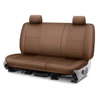 Coverking® - Perforated 2nd Row Tan Custom Seat Covers