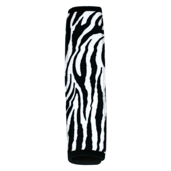 Coverking® - Designer Velour Zebra Seat Belt Cushion