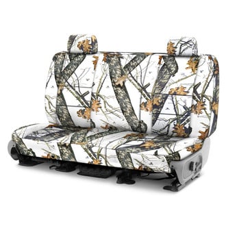 Coverking® - Mossy Oak™ 2nd Row Camo Break Up Winter Print Custom Seat Covers