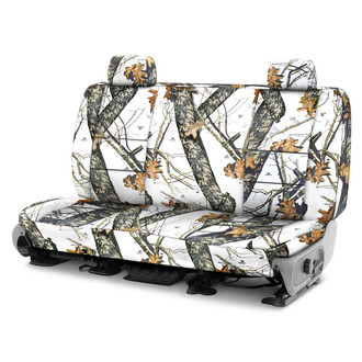 Coverking® - Mossy Oak™ 2nd Row Camo Break Up Winter Print Custom Seat Covers