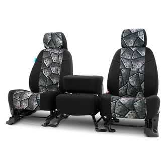 Coverking® - Neosupreme 2nd Row Black & Armor Custom Seat Covers
