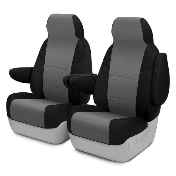 Coverking Csc2a3su9359 Neosupreme 1st Row Black Gray Custom Seat Covers - Are Coverking Seat Covers Any Good