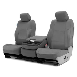 Coverking® - Polycotton Drill 2nd Row Medium Gray Custom Seat Covers