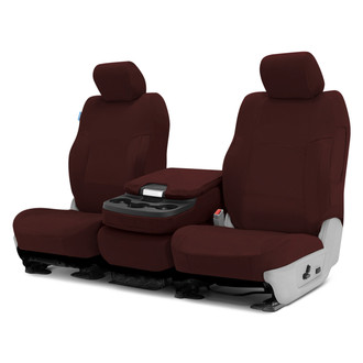 Coverking® - Polycotton Drill 2nd Row Wine Custom Seat Covers