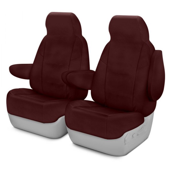  Coverking® - Polycotton Drill 3rd Row Wine Custom Seat Covers