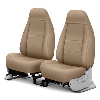 Coverking® - Polycotton Drill 1st Row Cashmere Custom Seat Covers