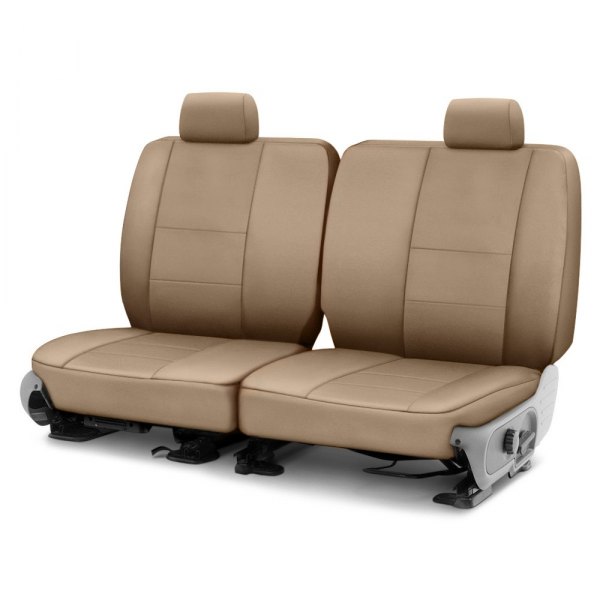  Coverking® - Polycotton Drill 2nd Row Cashmere Custom Seat Covers
