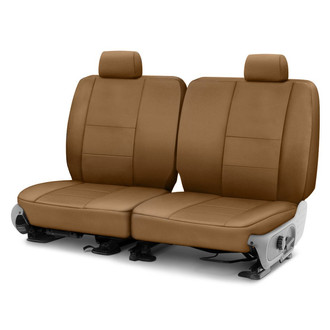 Coverking® - Polycotton Drill 2nd Row Tan Custom Seat Covers