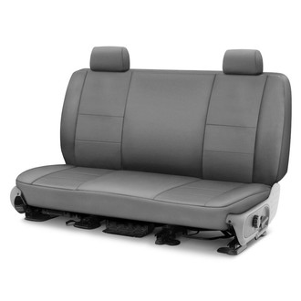 Coverking® - Polycotton Drill 3rd Row Medium Gray Custom Seat Covers
