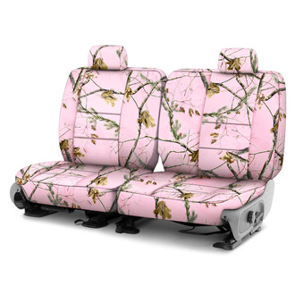 Coverking® - Realtree™ 2nd Row Camo AP Pink Custom Seat Covers