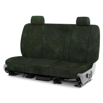Coverking® - Realtree Fishing™ 2nd Row Camo Black Custom Seat Covers