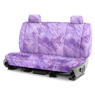 Coverking® - Realtree Fishing™ 3rd Row Camo Light Purple Custom Seat Covers