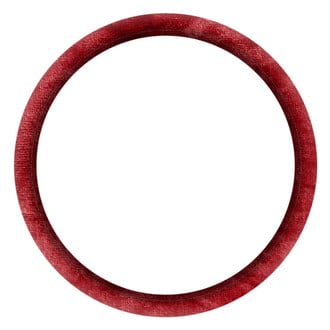 Coverking® - Velour Red Steering Wheel Cover