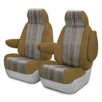 Coverking® - Saddle Blanket 1st Row Tan Custom Seat Covers