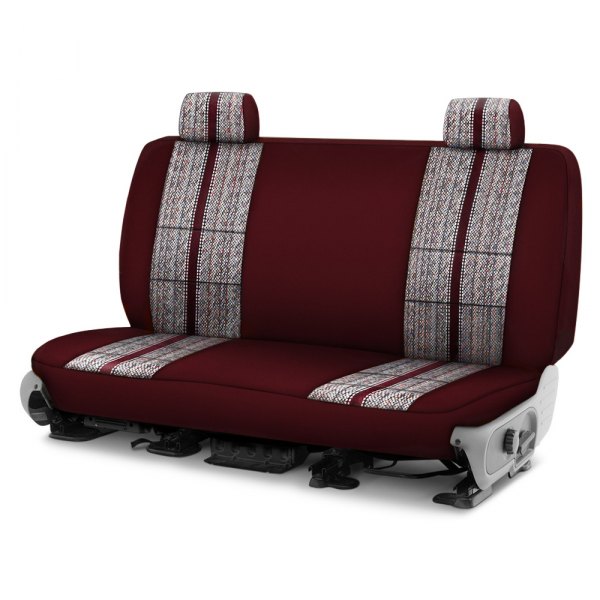 Coverking® - Saddle Blanket 2nd Row Wine Custom Seat Covers
