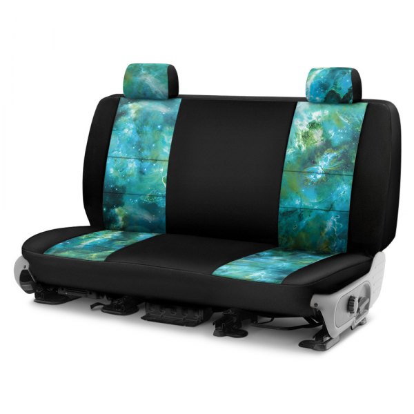 Coverking® - Designer Printed Neosupreme 3rd Row Nature Nebula Aquatic Custom Seat Covers