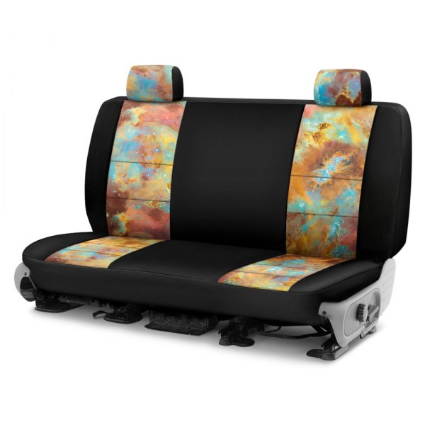 Coverking® - Designer Printed Neosupreme 1st Row Nature Nebula Painted Custom Seat Covers