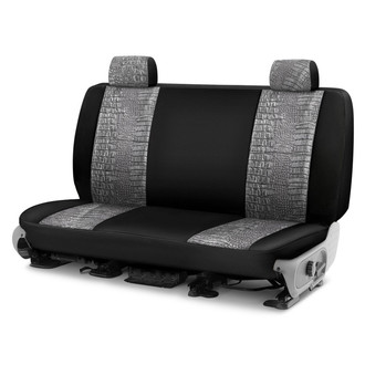Coverking® - Designer Printed Neosupreme Animal Printed 3rd Row Alligator Steel Custom Seat Covers