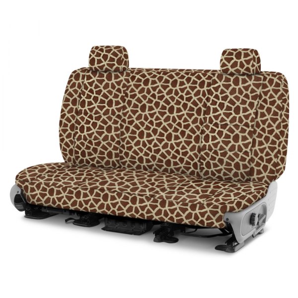 Coverking® - Designer Printed Neosupreme 1st Row Animal Print Giraffe Custom Seat Covers