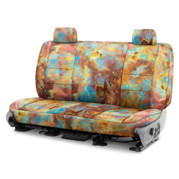 Coverking® - Designer Printed Neosupreme 2nd Row Nature Nebula Painted Custom Seat Covers