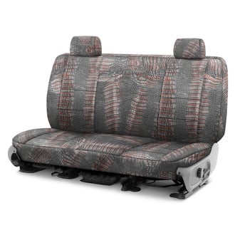 Coverking® - Designer Printed Neosupreme Animal Printed 3rd Row Alligator Raptor Custom Seat Covers