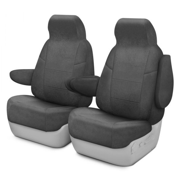 Coverking® - Suede 3rd Row Charcoal Custom Seat Covers