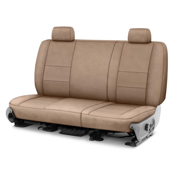 Coverking® - Suede 2nd Row Beige Custom Seat Covers