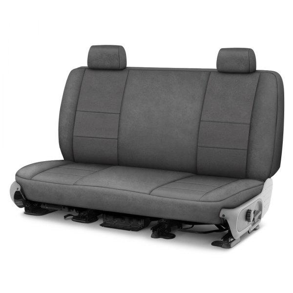 Coverking® - Suede 1st Row Charcoal Custom Seat Covers