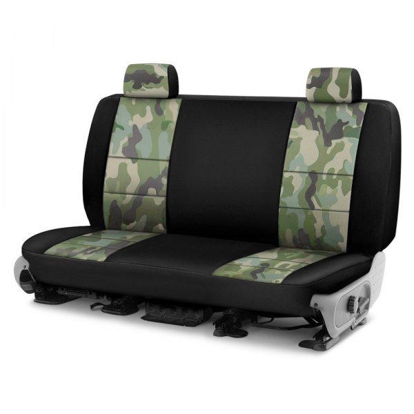 Coverking® - Traditional 3rd Row Two-Tone Jungle Custom Seat Covers