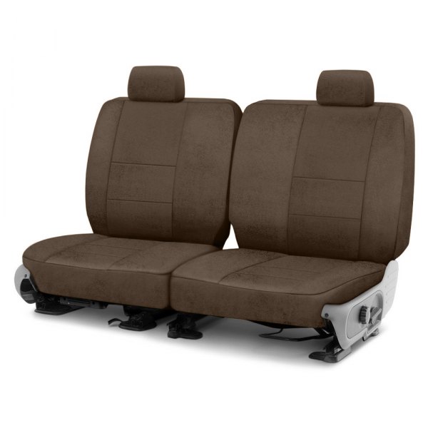 Coverking® - Velour 2nd Row Taupe Custom Seat Covers