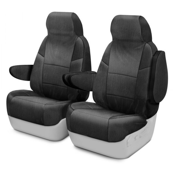  Coverking® - Thermoformed Molded Black Custom Seat Covers