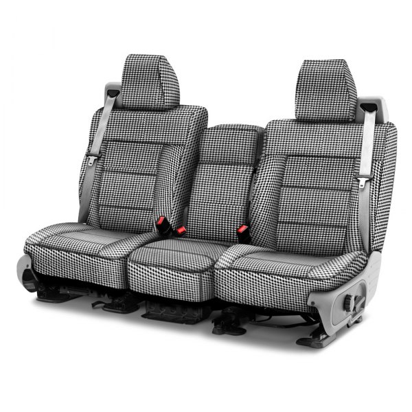 Coverking® - Designer Printed Neosupreme 2nd Row Houndstooth Custom Seat Covers