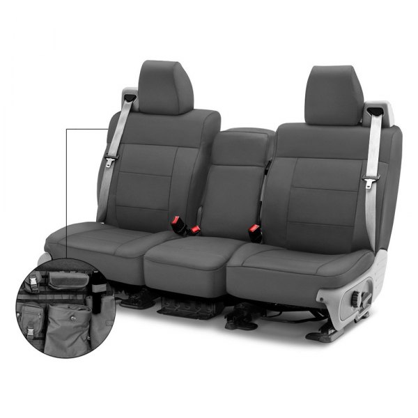 Coverking® - Cordura Ballistic 2nd Row Charcoal Custom Seat Covers