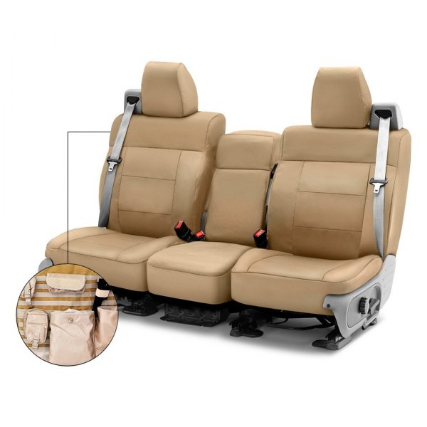 Coverking® - Cordura Ballistic 2nd Row Cashmere Custom Seat Covers