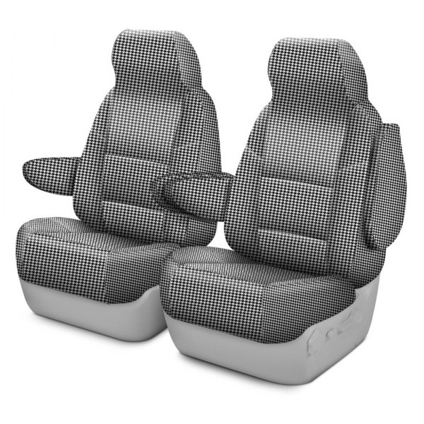 Coverking® - Designer Printed Neosupreme 1st Row Houndstooth Custom Seat Covers
