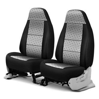 Coverking® - Designer Printed Neosupreme Designer Printed Neosupreme 1st Row Chrome Diamond Custom Seat Covers