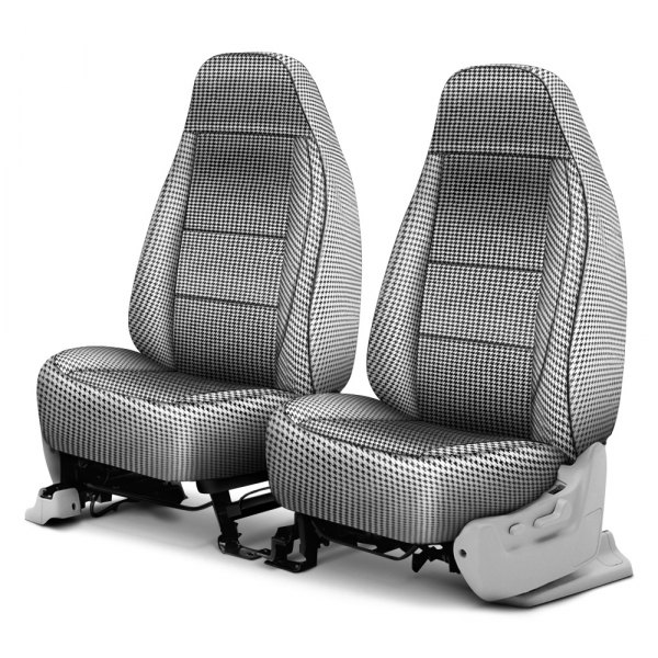 Coverking® - Designer Printed Neosupreme 1st Row Houndstooth Custom Seat Covers