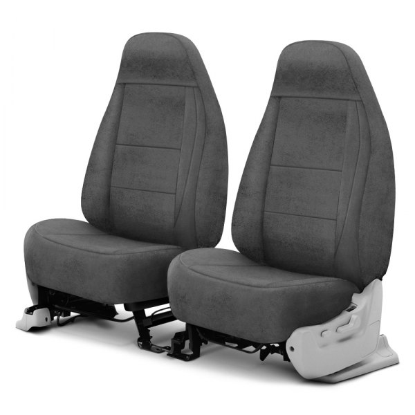 Coverking® - Velour 3rd Row Gray Custom Seat Covers