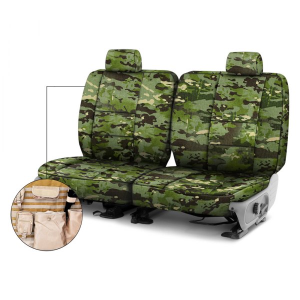 Coverking® - Multicam™ 3rd Row Tactical Camo Tropic Custom Seat Covers
