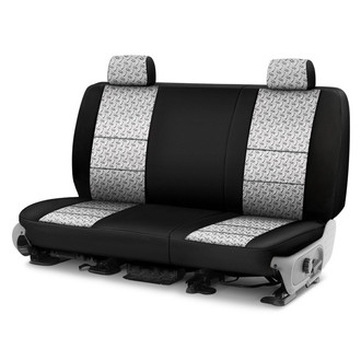 Coverking® - Designer Printed Neosupreme Designer Printed Neosupreme 2nd Row Chrome Diamond Custom Seat Covers