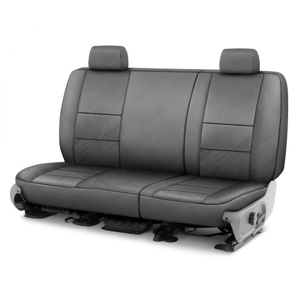 Coverking® - Designer Printed Neosupreme 3rd Row Carbon Fiber Custom Seat Covers