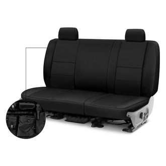 Coverking® - Cordura Ballistic 1st Row Black Tactical Custom Seat Covers