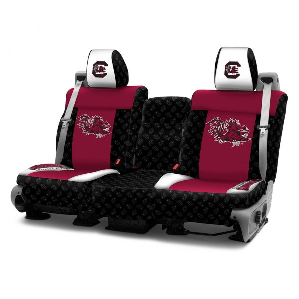 Coverking® - Licensed Collegiate 1st Row Custom Seat Covers with University of South Carolina Logo