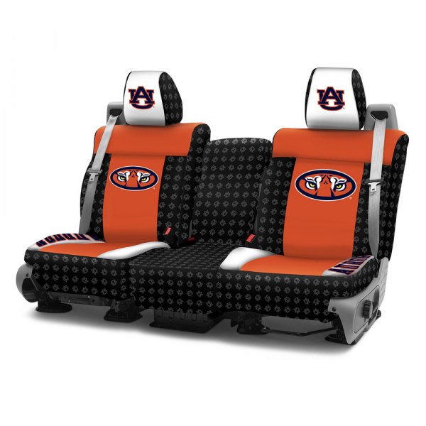 Coverking® - Licensed Collegiate 1st Row Custom Seat Covers with Auburn University Logo