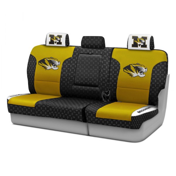 Coverking® - Licensed Collegiate 1st Row Custom Seat Covers with University of Missouri Logo