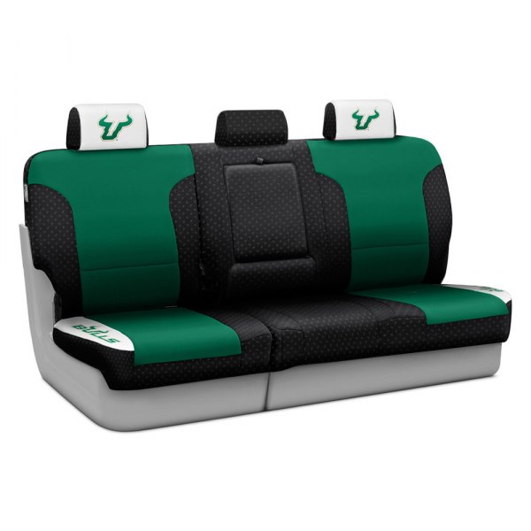 Coverking® - Licensed Collegiate 3rd Row Custom Seat Covers with University of South Florida Logo