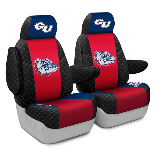 Coverking® - Licensed Collegiate 1st Row Custom Seat Covers with Gonzaga University Logo