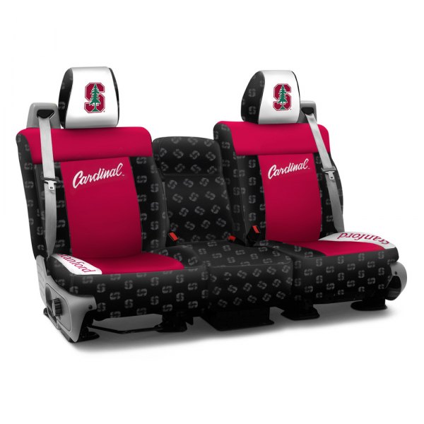 Coverking® - Licensed Collegiate 1st Row Custom Seat Covers with Stanford University Logo