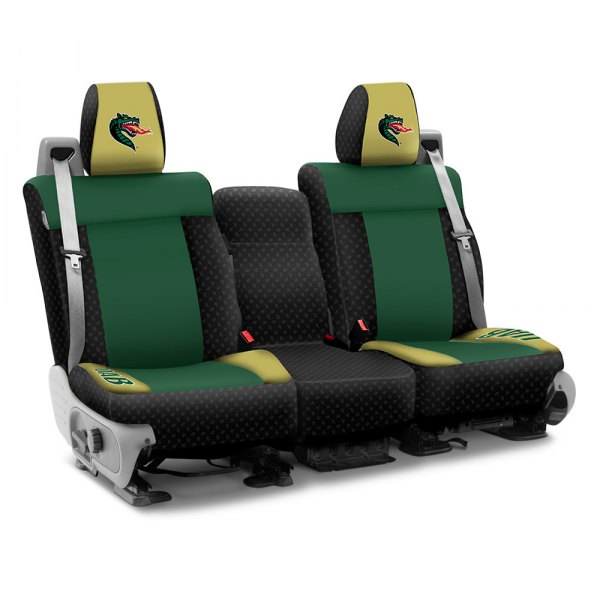 Coverking® - Licensed Collegiate 2nd Row Custom Seat Covers with University of Alabama at Birmingham Logo